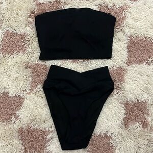 Aerie two piece high waisted swimsuit